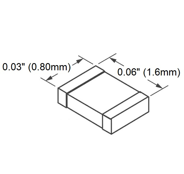 0603WAJ0203T5E - RS3866264 - YAGEO: 20K 5% 0603 1/10W RES.SMD ...
